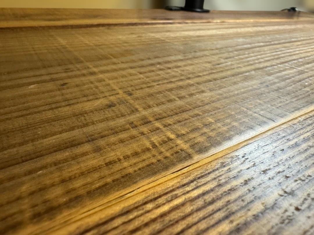 引取可→仕事を楽しみたい人向けのカナデモノ 杉無垢材 150×70 配線トレー付