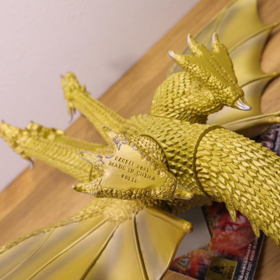 美品 キングギドラ 2002 ムービーモンスターシリーズ ソフビ タグ付
