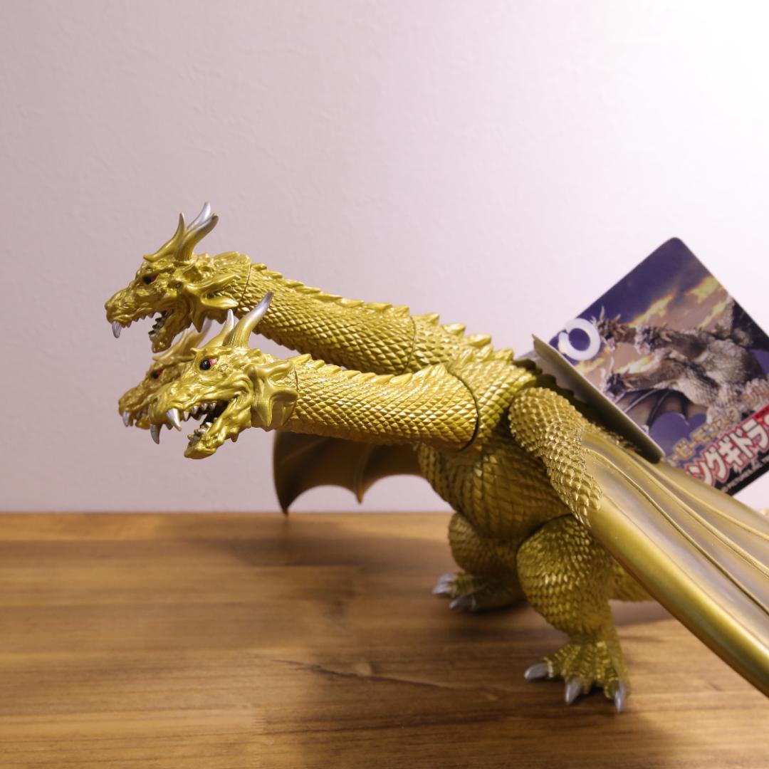 美品 キングギドラ 2002 ムービーモンスターシリーズ ソフビ タグ付
