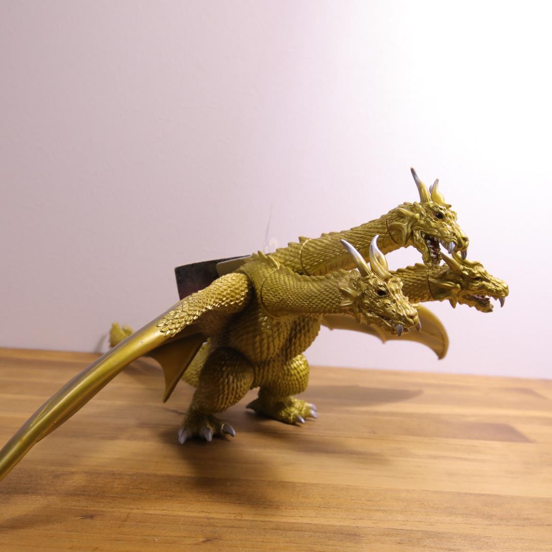 美品 キングギドラ 2002 ムービーモンスターシリーズ ソフビ タグ付