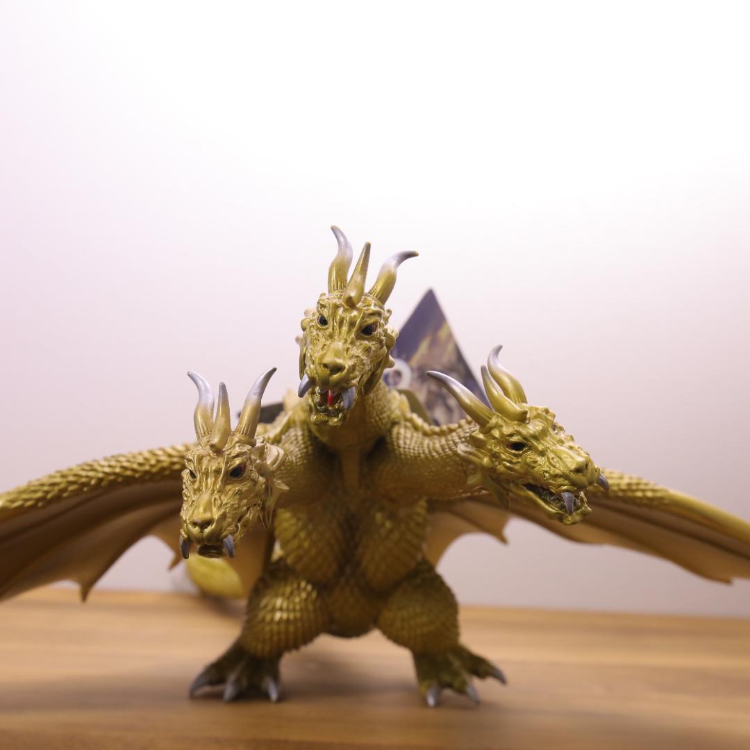 美品 キングギドラ 2002 ムービーモンスターシリーズ ソフビ タグ付