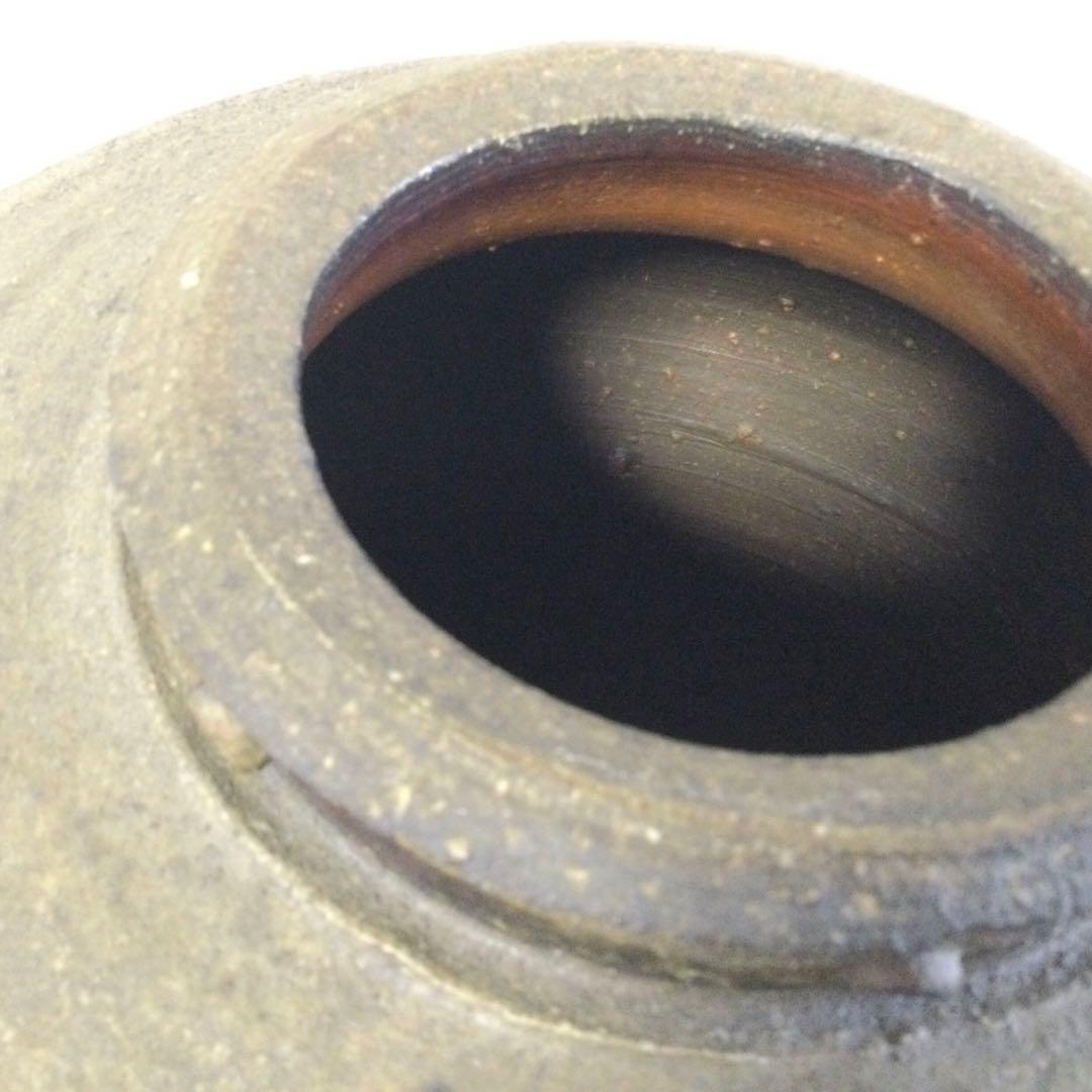 備前焼 大壷 小西陶蔵作 飾り壷 供箱付 AB4