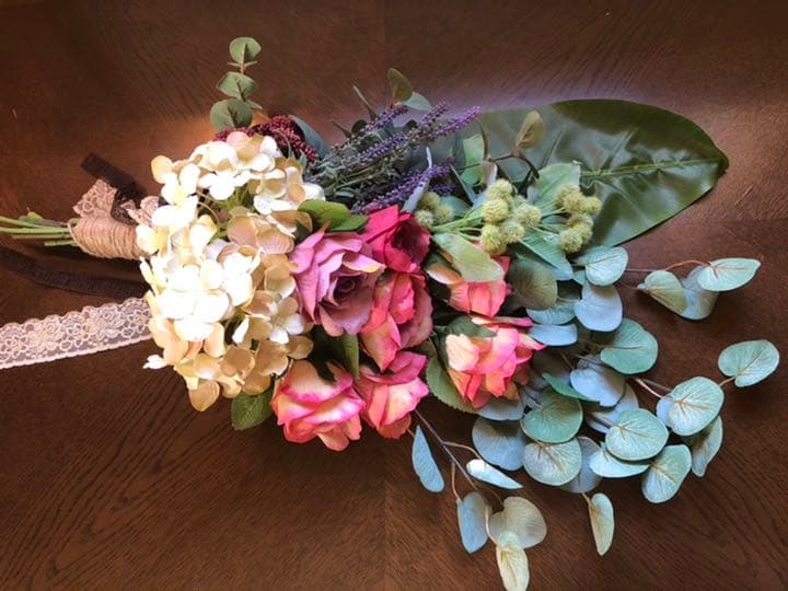 ブーケ　ブートニア　花冠　セット