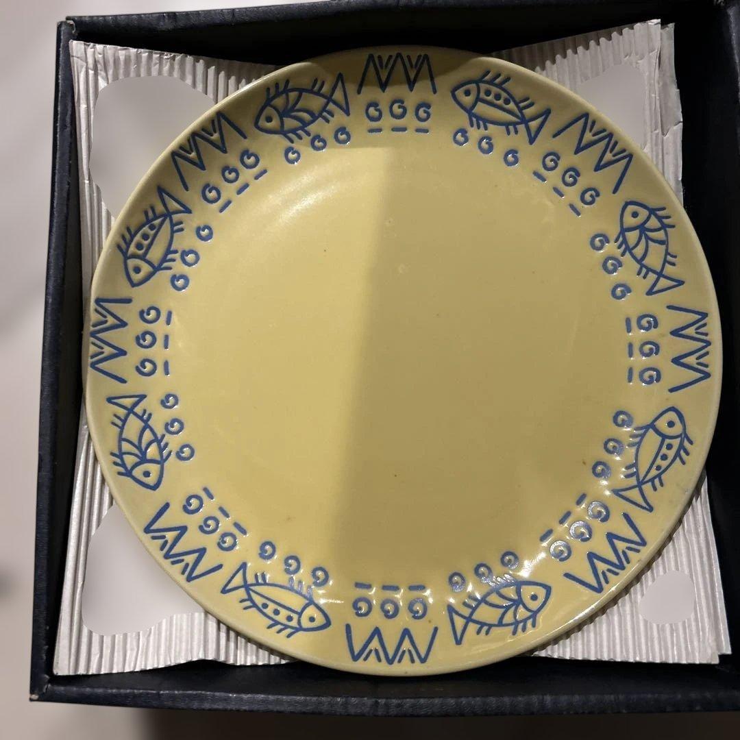 魚模様　ミッチャム　藤井風パスタ、カレー皿セット