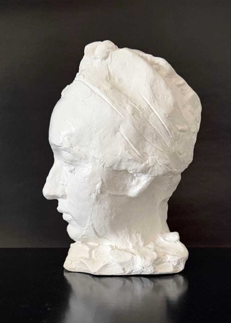 ロダン作　『フリジア帽をかぶったカミーユ』　石膏像