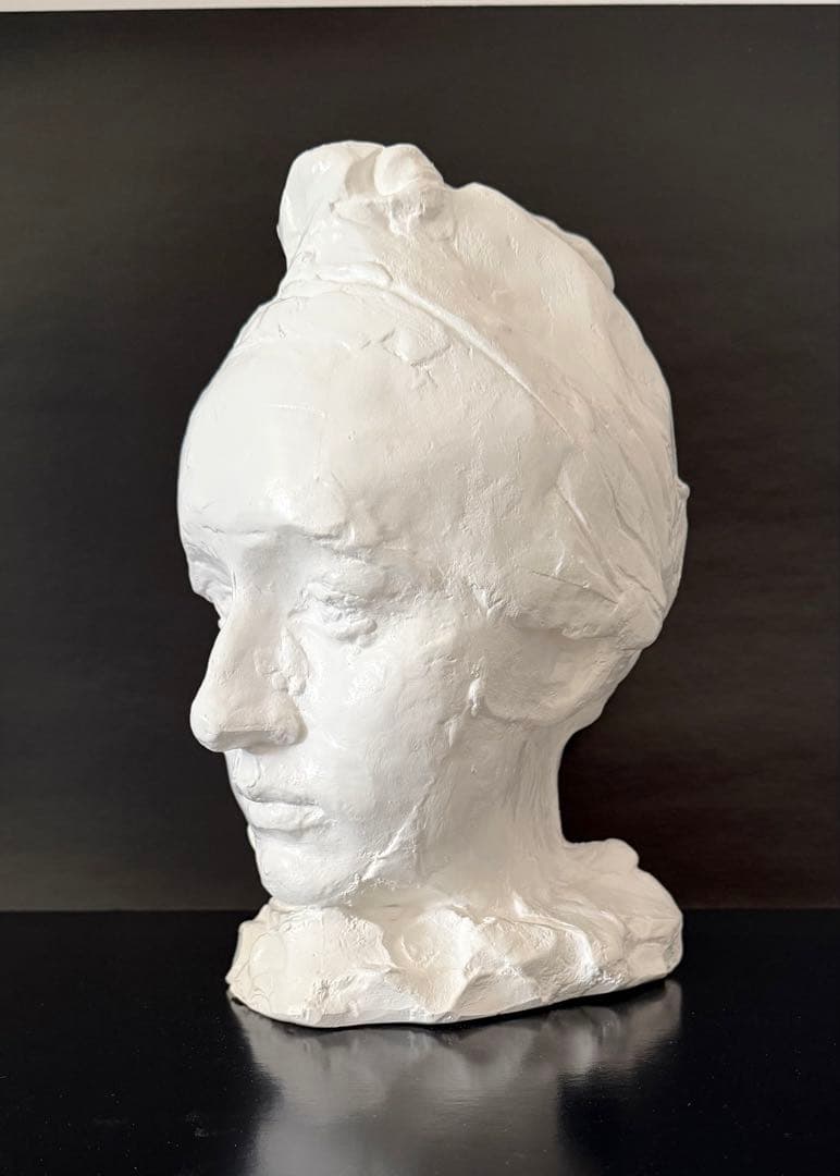 ロダン作　『フリジア帽をかぶったカミーユ』　石膏像