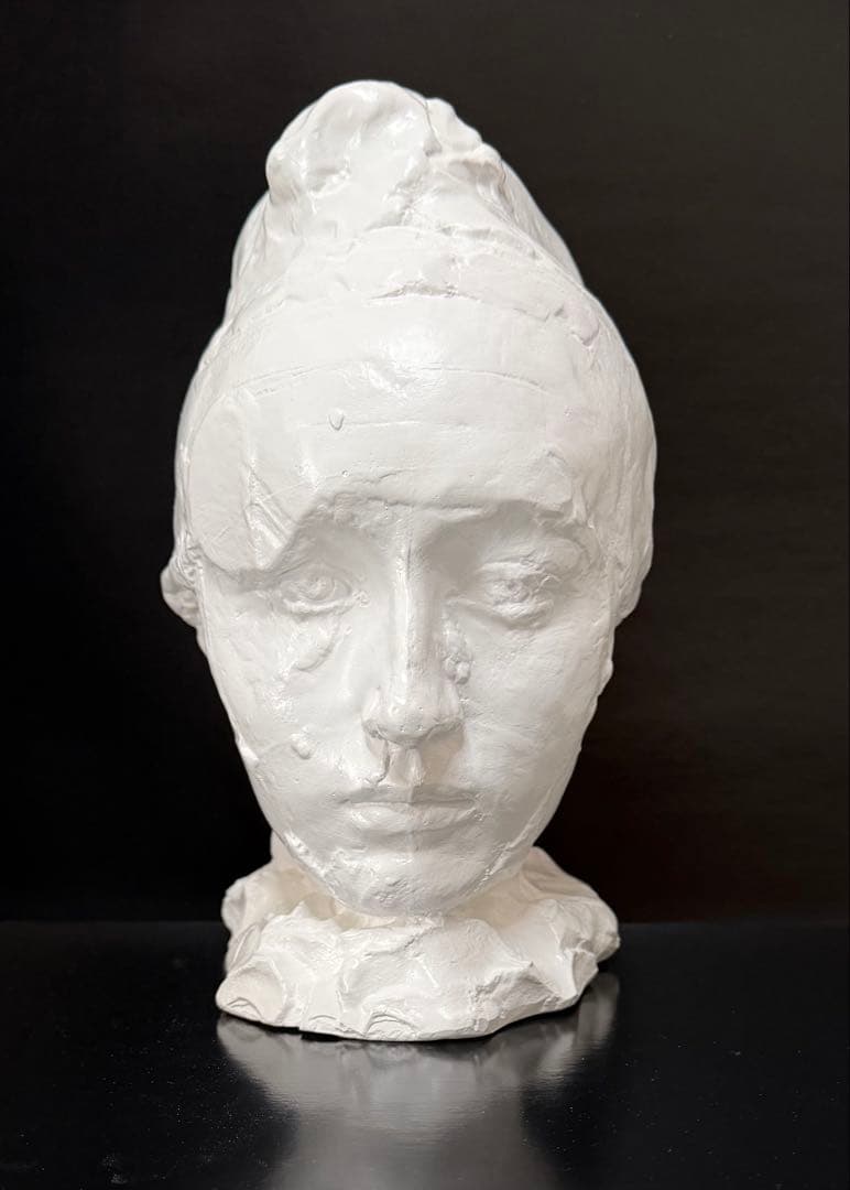ロダン作　『フリジア帽をかぶったカミーユ』　石膏像