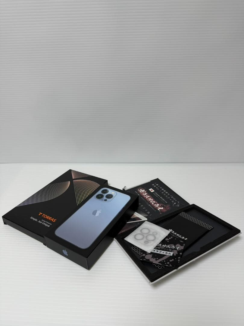 美品　オマケ付　iPhone 13　pro 256GB シエラブルー