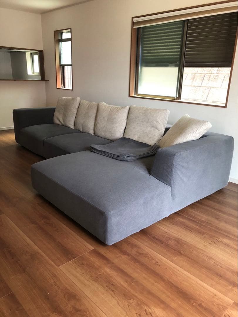 美品 匠ソファ LAカウチW3300 約140万円 追加カバー付