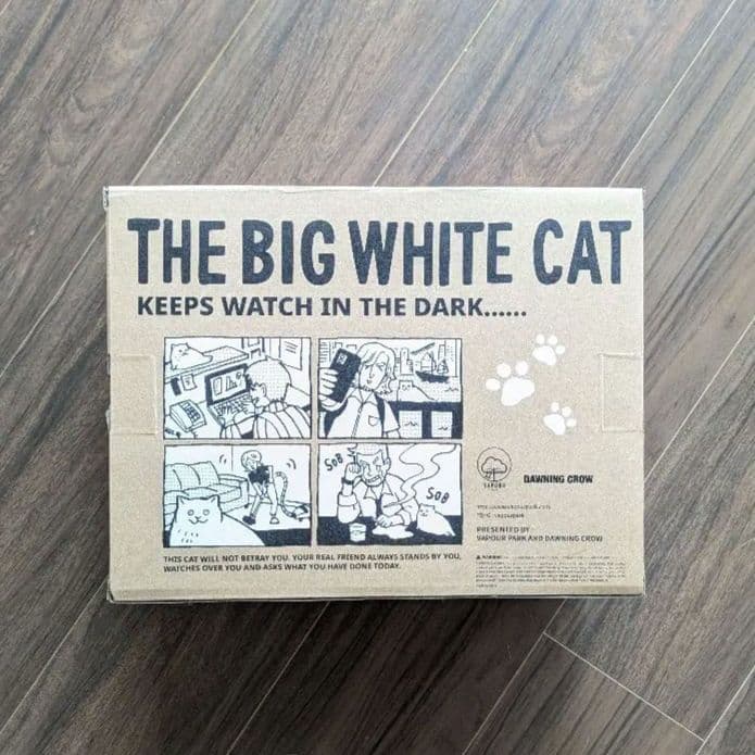 【新品未使用】THE BIG WHITE CAT WITH LAMP