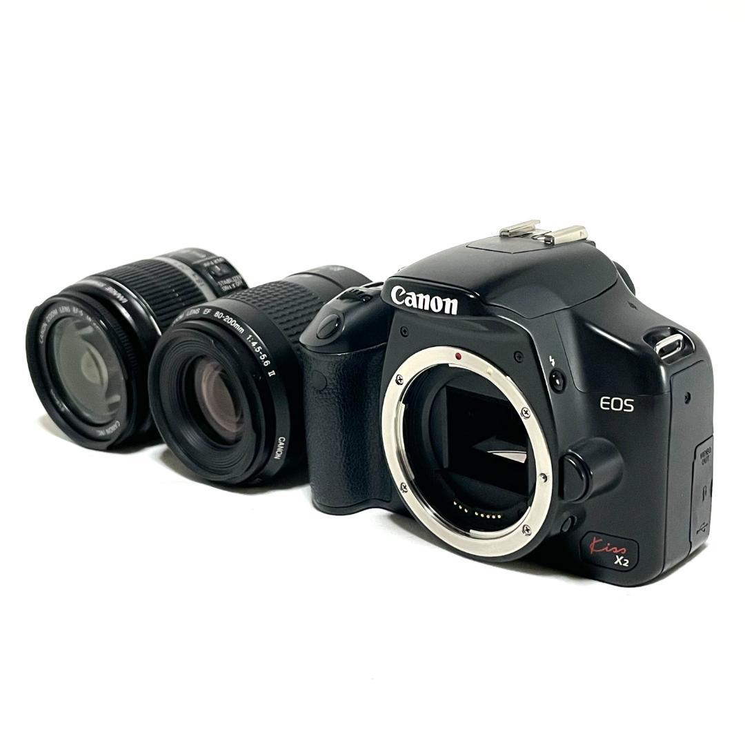 一眼レフデビューに最適❣️ Canon EOS Kiss X2 Wレンズセット
