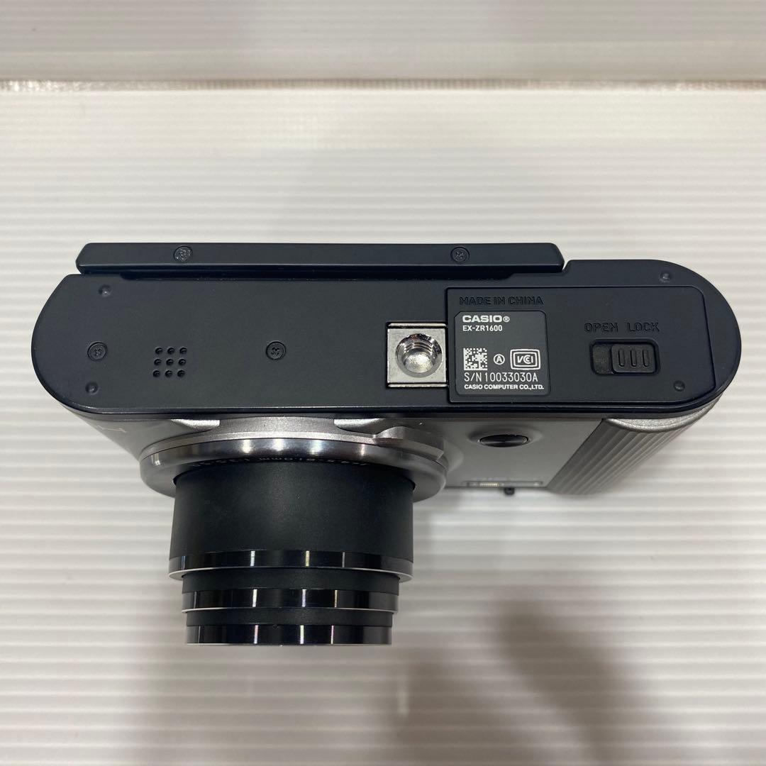 【美品】CASIO EX-ZR1600 シルバー｜自撮り・Wi-Fi搭載・動作◎