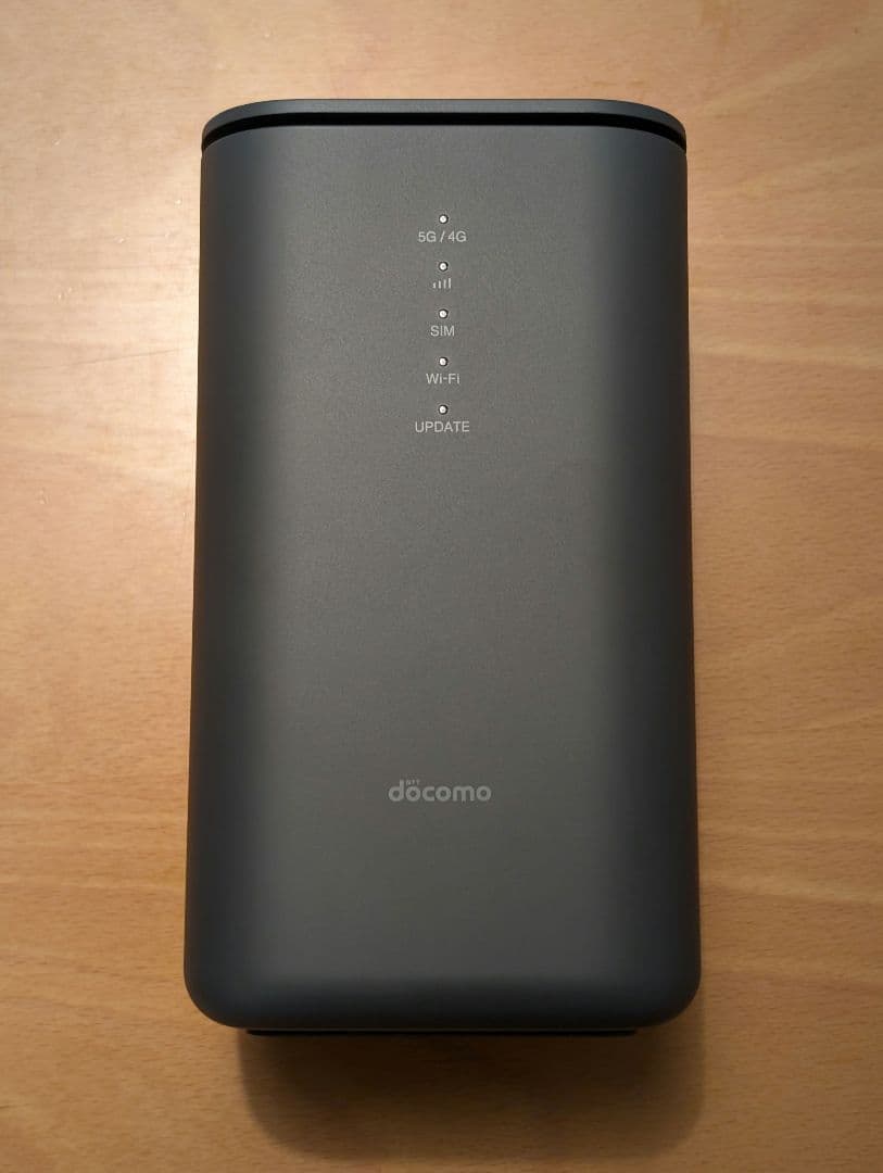 docomo HR02 5Gルーター ダークグレー