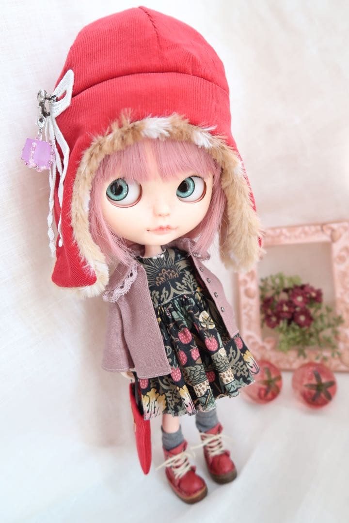ドール服　240 ＊帽子×コートetc＊　８点セット　ブライスアウトフィット