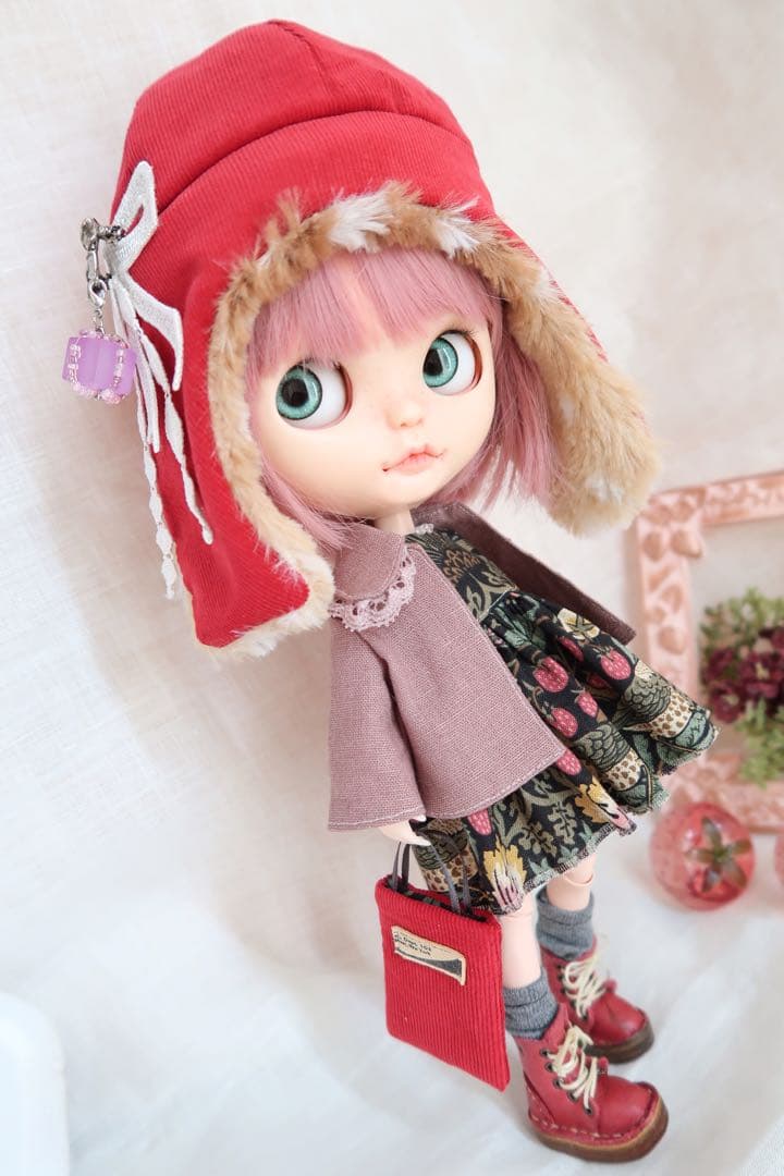 ドール服　240 ＊帽子×コートetc＊　８点セット　ブライスアウトフィット