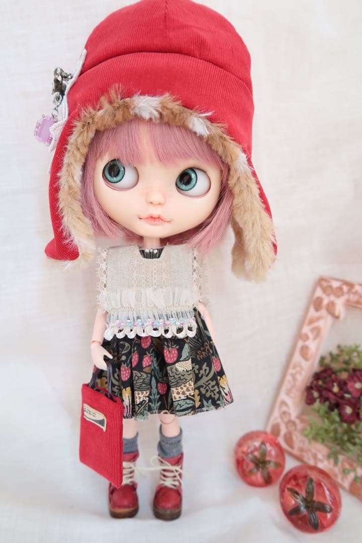 ドール服　240 ＊帽子×コートetc＊　８点セット　ブライスアウトフィット