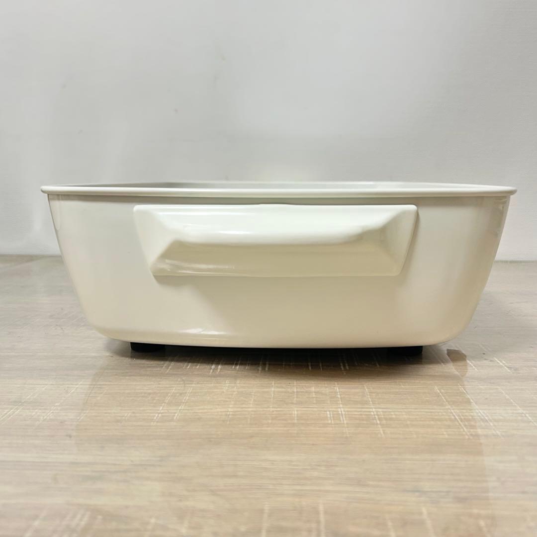 ★良品★ BRUNO BOE026 ホットプレート グランデ ホワイト 仕切り鍋