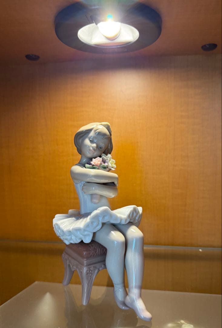 【完品⭐️LLADRÓ】絶版希少 No.6763「初めての舞台」バレリーナ