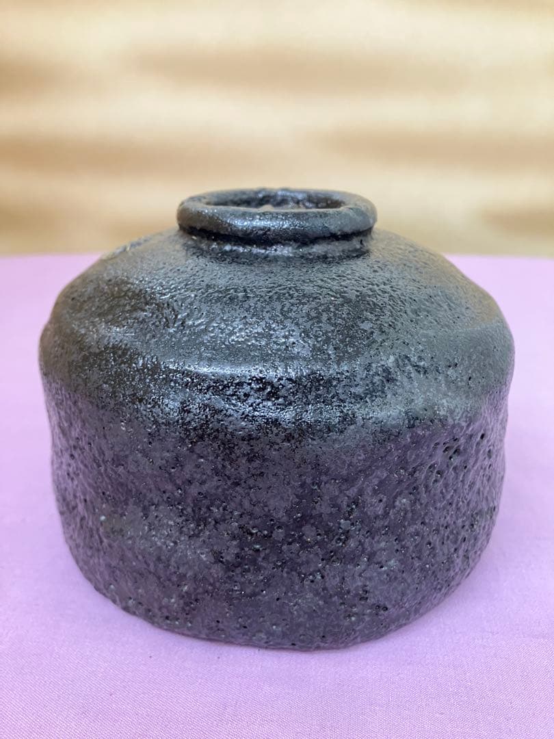 黒楽茶碗、絵唐津碗、青磁花入