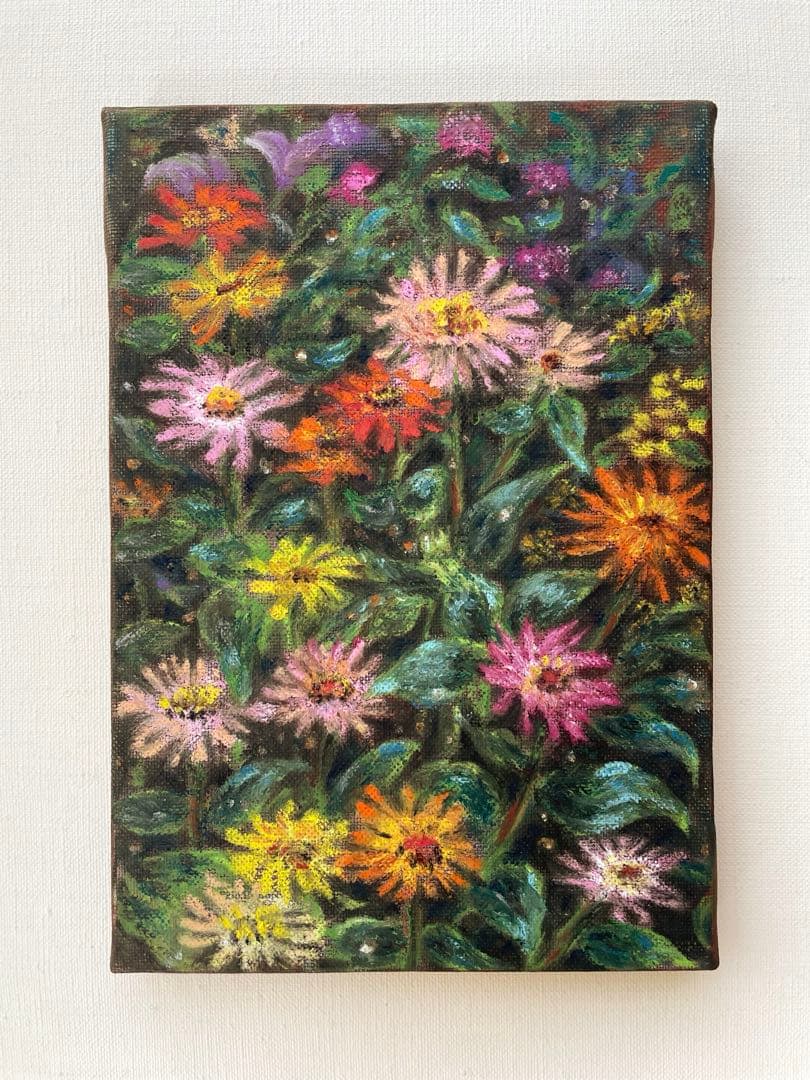 「長生き百日草」※原画※真作※直筆サイン入り※額無し