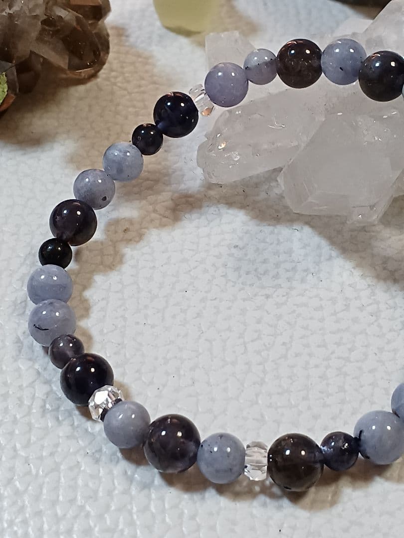 パワーストーン　天然石　お守り　タンザナイト&アイオライト　Part2