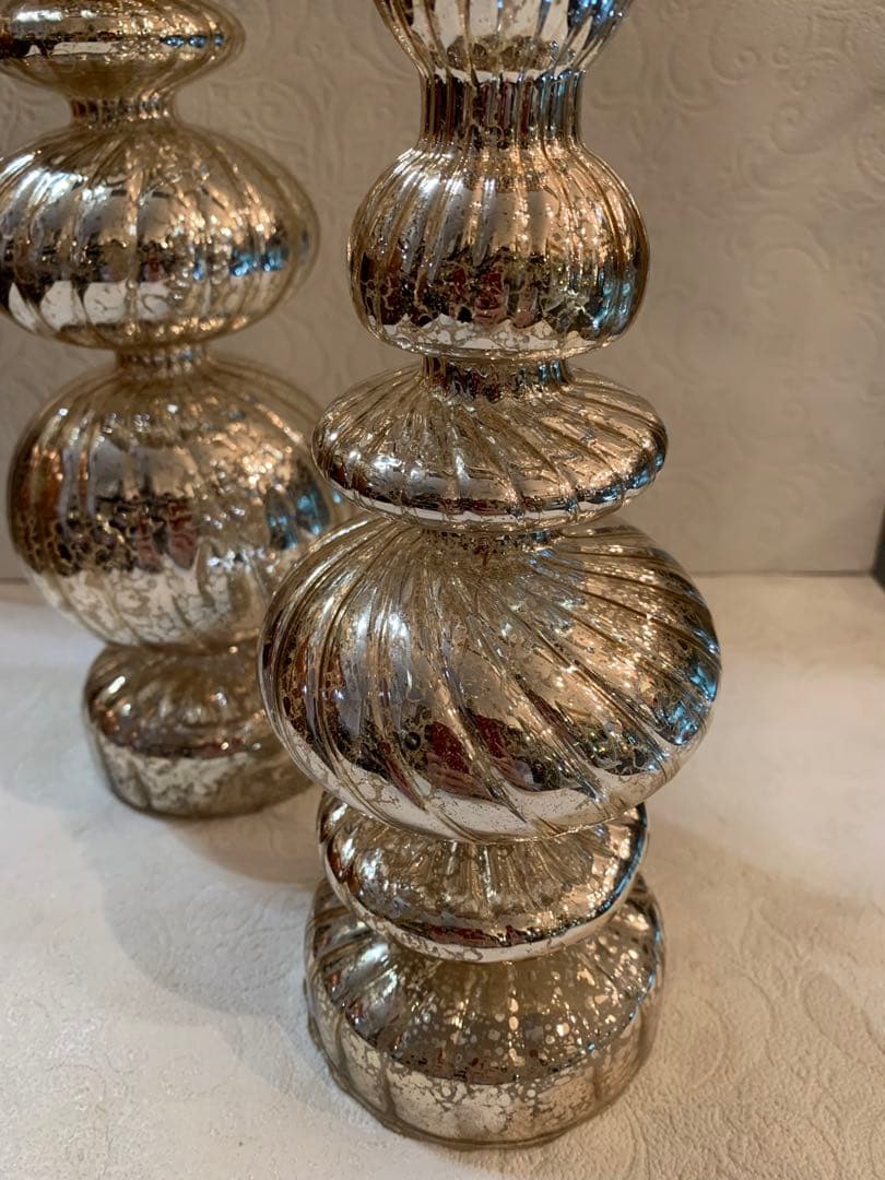 アンティーク　インテリア置物　2本セット