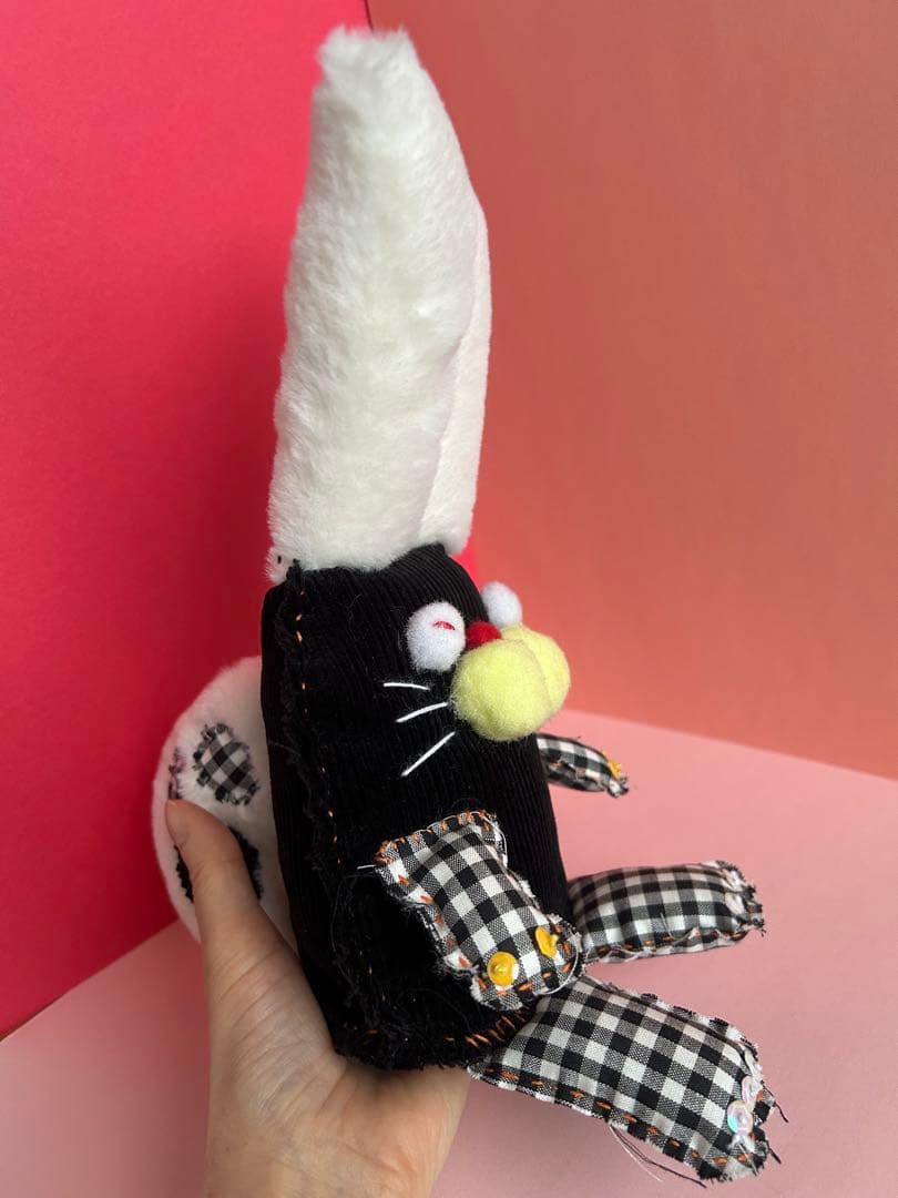 うさぎのぬいぐるみ ハンドメイド1点もの 観賞用 森に住む子どものうさぎ