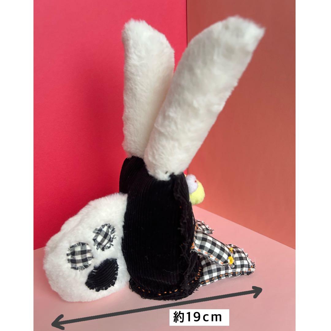 うさぎのぬいぐるみ ハンドメイド1点もの 観賞用 森に住む子どものうさぎ