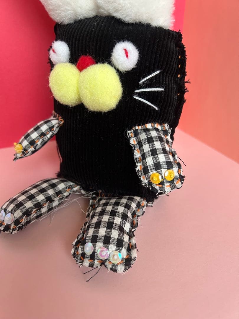 うさぎのぬいぐるみ ハンドメイド1点もの 観賞用 森に住む子どものうさぎ