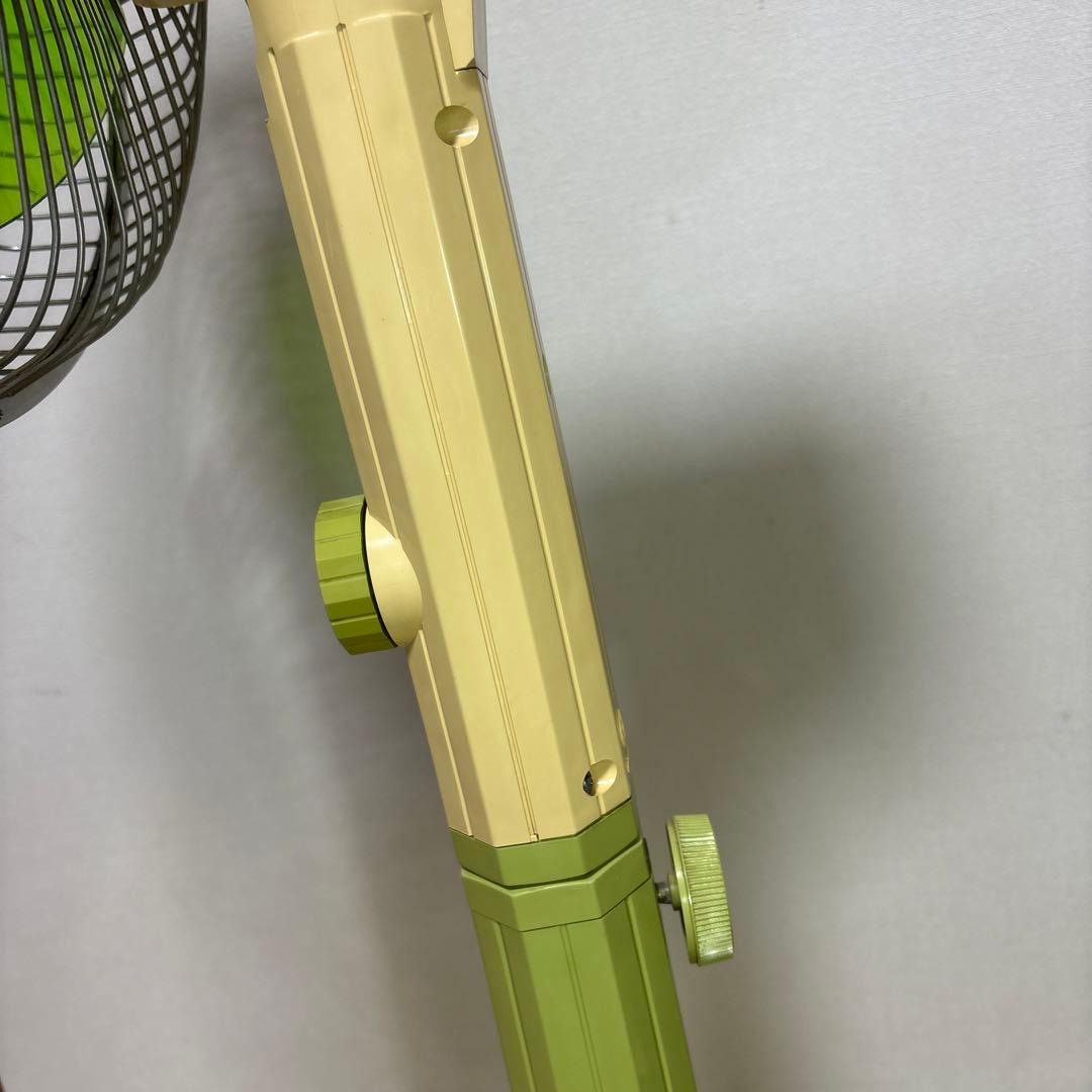 希少 昭和レトロ National 3枚羽 扇風機 大型 緑 ヴィンテージ