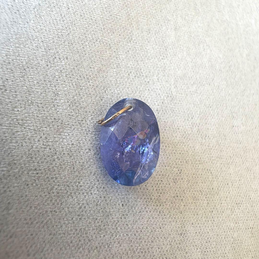 タンザナイト　ペンダントトップ　チャーム