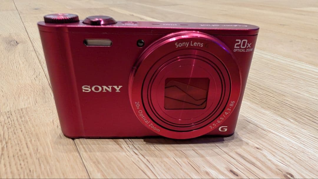 Sony Cyber-shot DSC-WX300 赤 デジカメ専用カバー付き