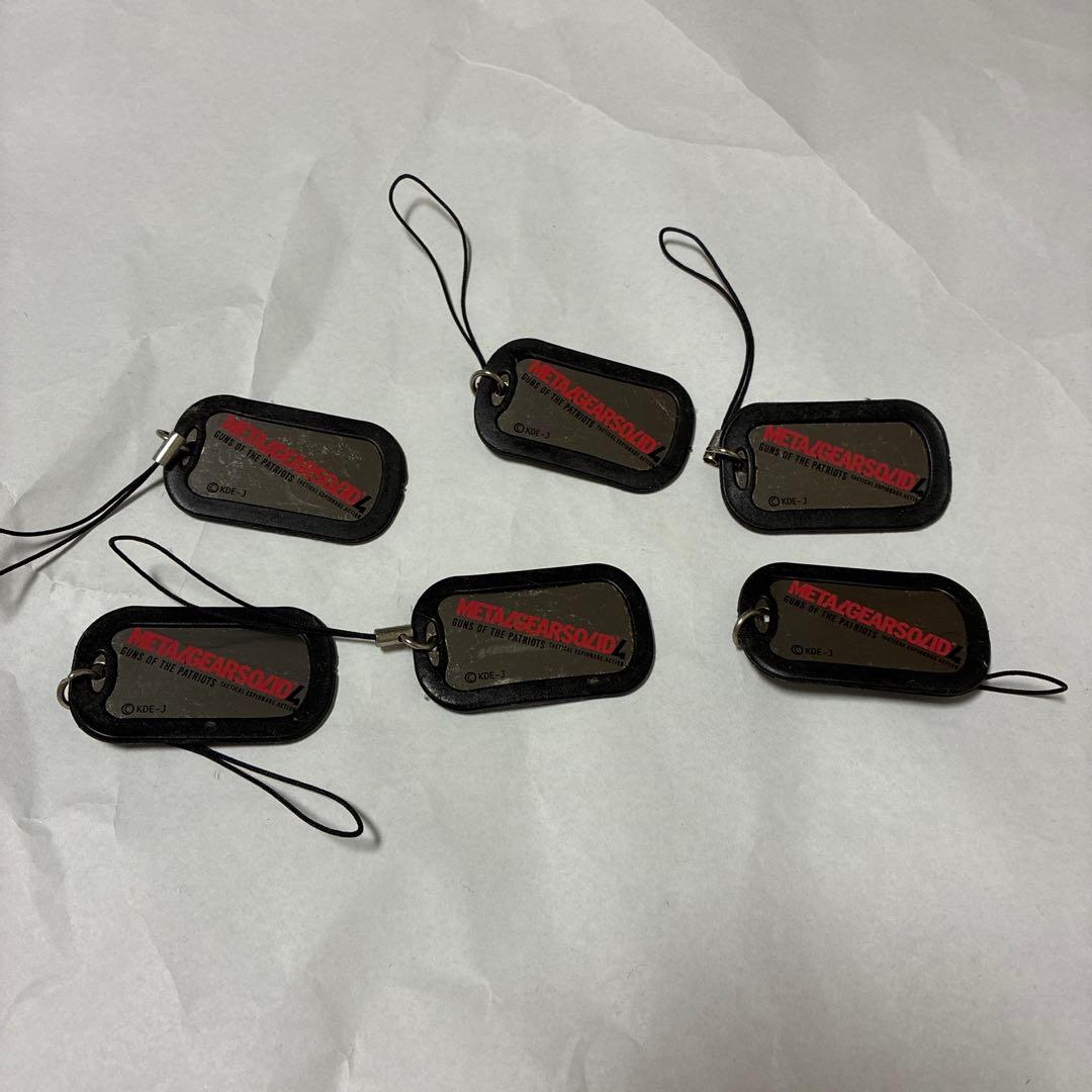 ストラップ L GEAR SOLID 4 DOG TAG Complete Set