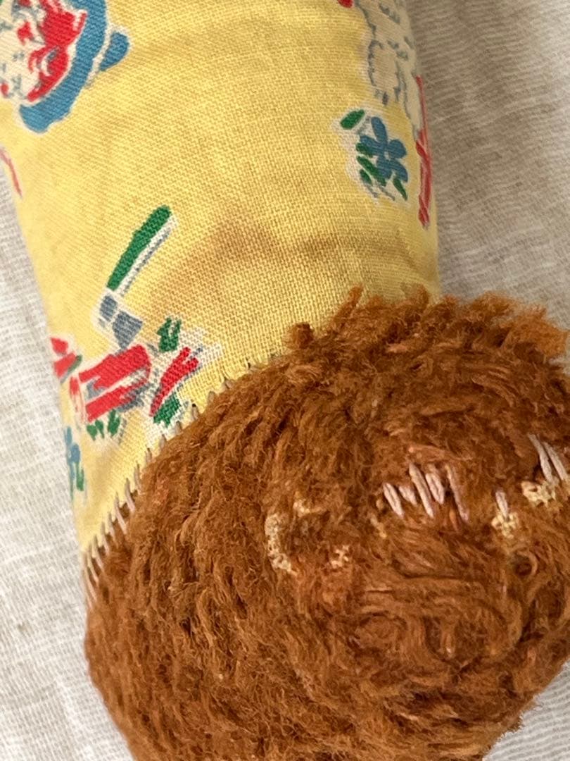 アンティークヴィンテージGUNDラバーフェイスドールテディベア ぬいぐるみベア