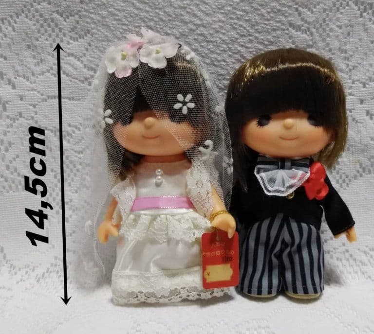セキグチ 水森亜土 亜土ちゃん ソフビドール 人形 2体セット 40年前 レトロ
