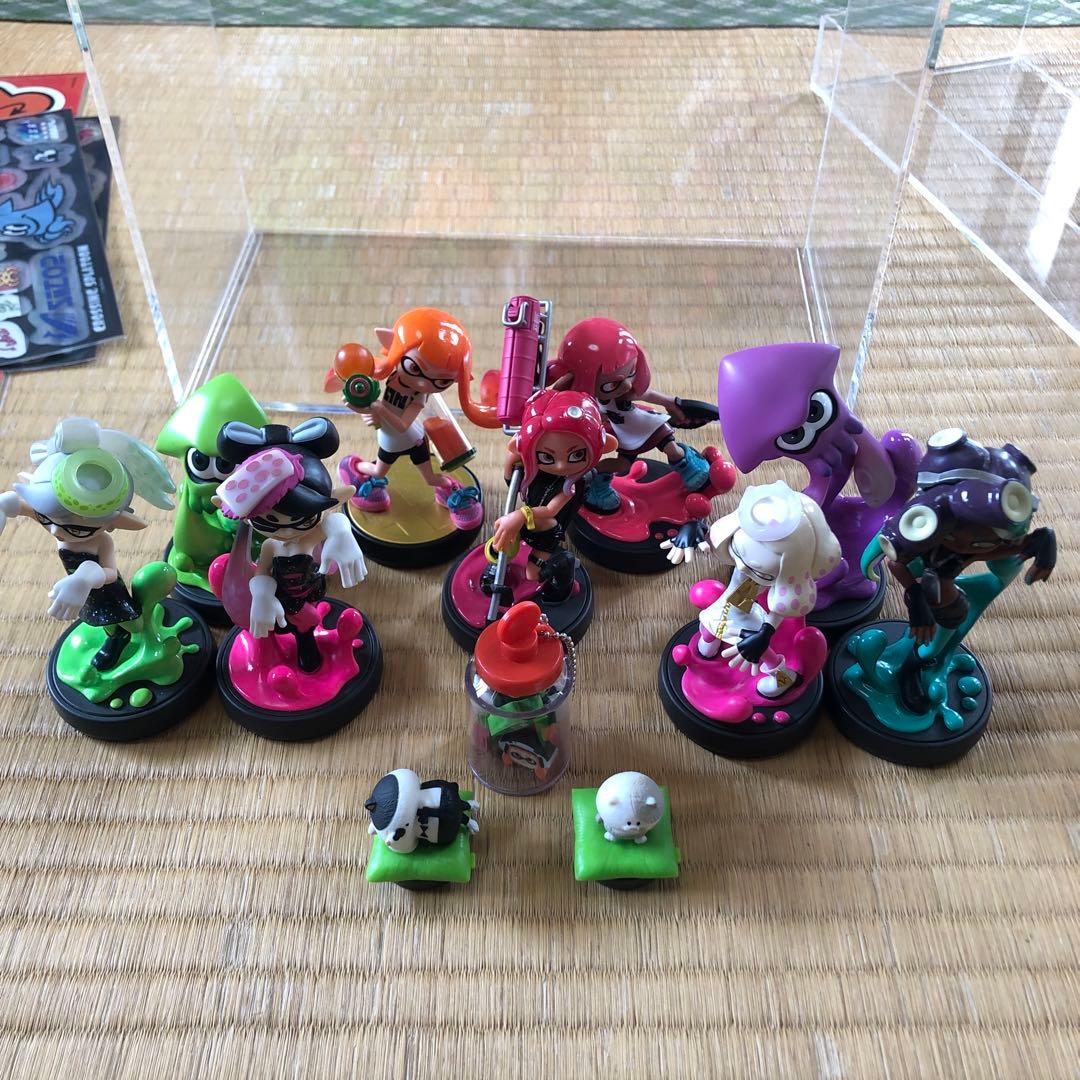 スプラトゥーン アミーボ9体＋ジオラマキット＋おまけ色々　スプラ箱付き！