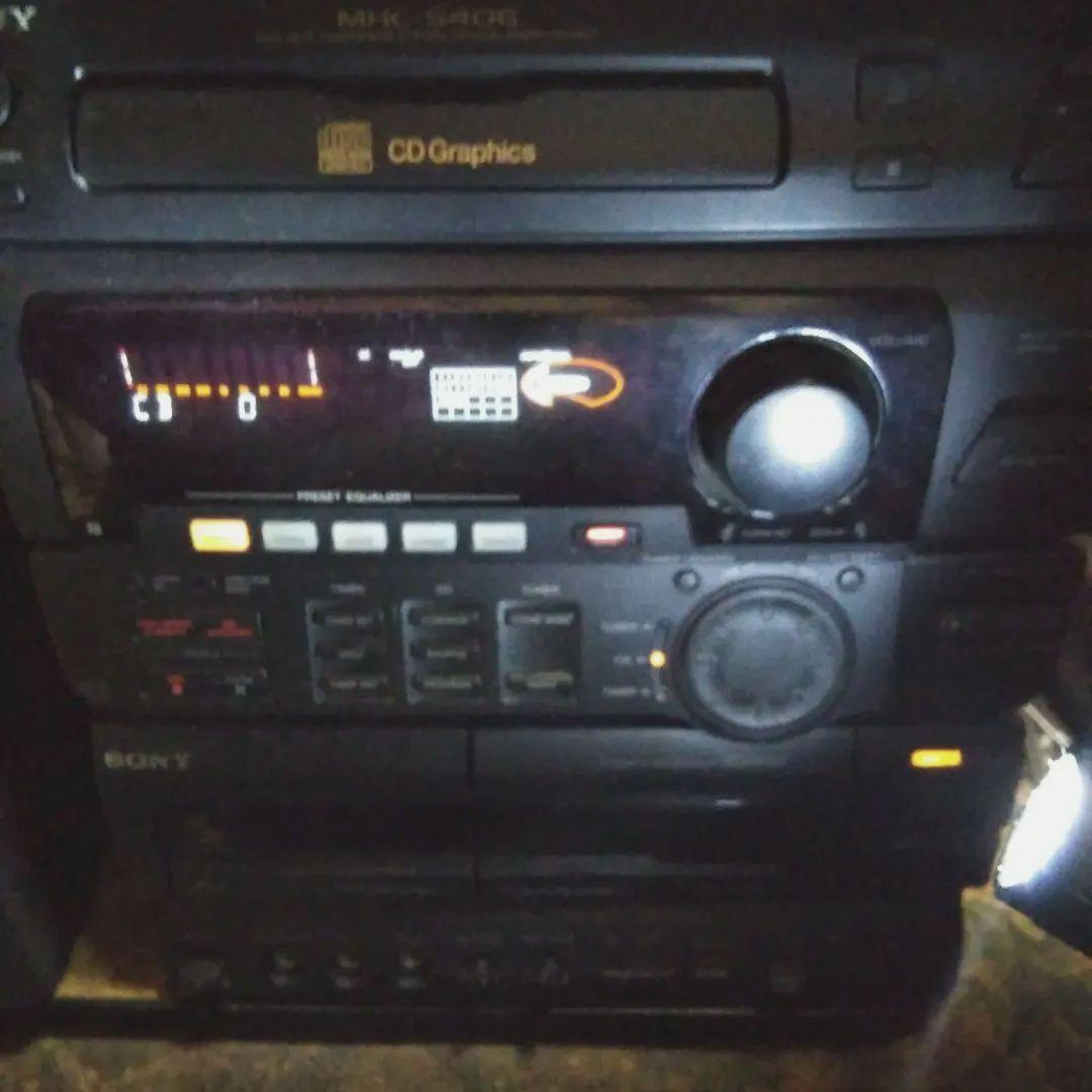 ▲ソニー❗CD Wカセットコンポ&デノンプレーヤー&ダイヤトーンスピーカーセット
