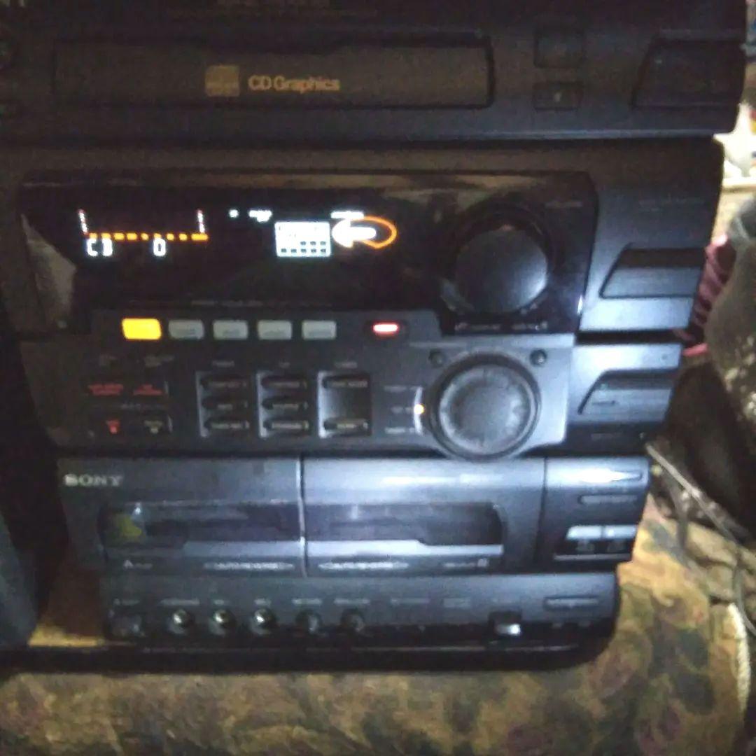 ▲ソニー❗CD Wカセットコンポ&デノンプレーヤー&ダイヤトーンスピーカーセット
