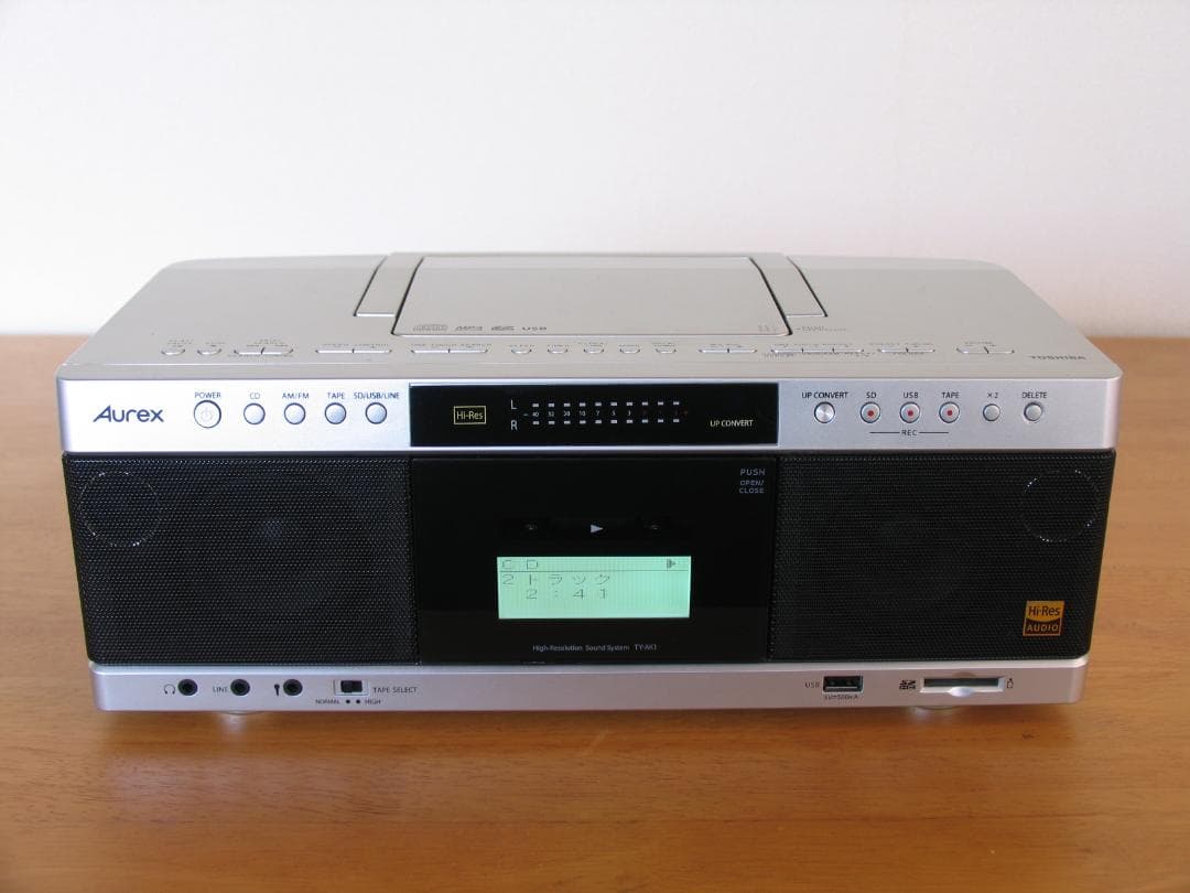 TOSHIBA CDラジカセ TY-AK1 USB SD ハイレゾ対応 動作品