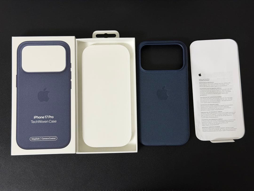 【新品同様】Apple iPhone17Pro テックウーブンケース