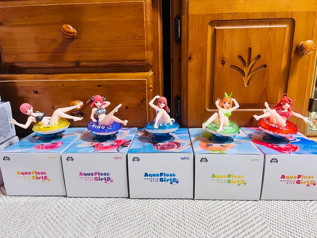【美品】五等分の花嫁 フィギュア Aqua Float Girls5体セット