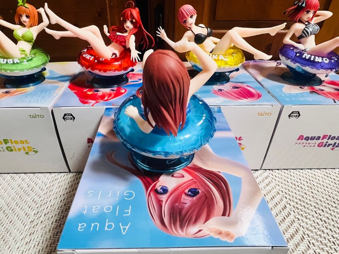 【美品】五等分の花嫁 フィギュア Aqua Float Girls5体セット