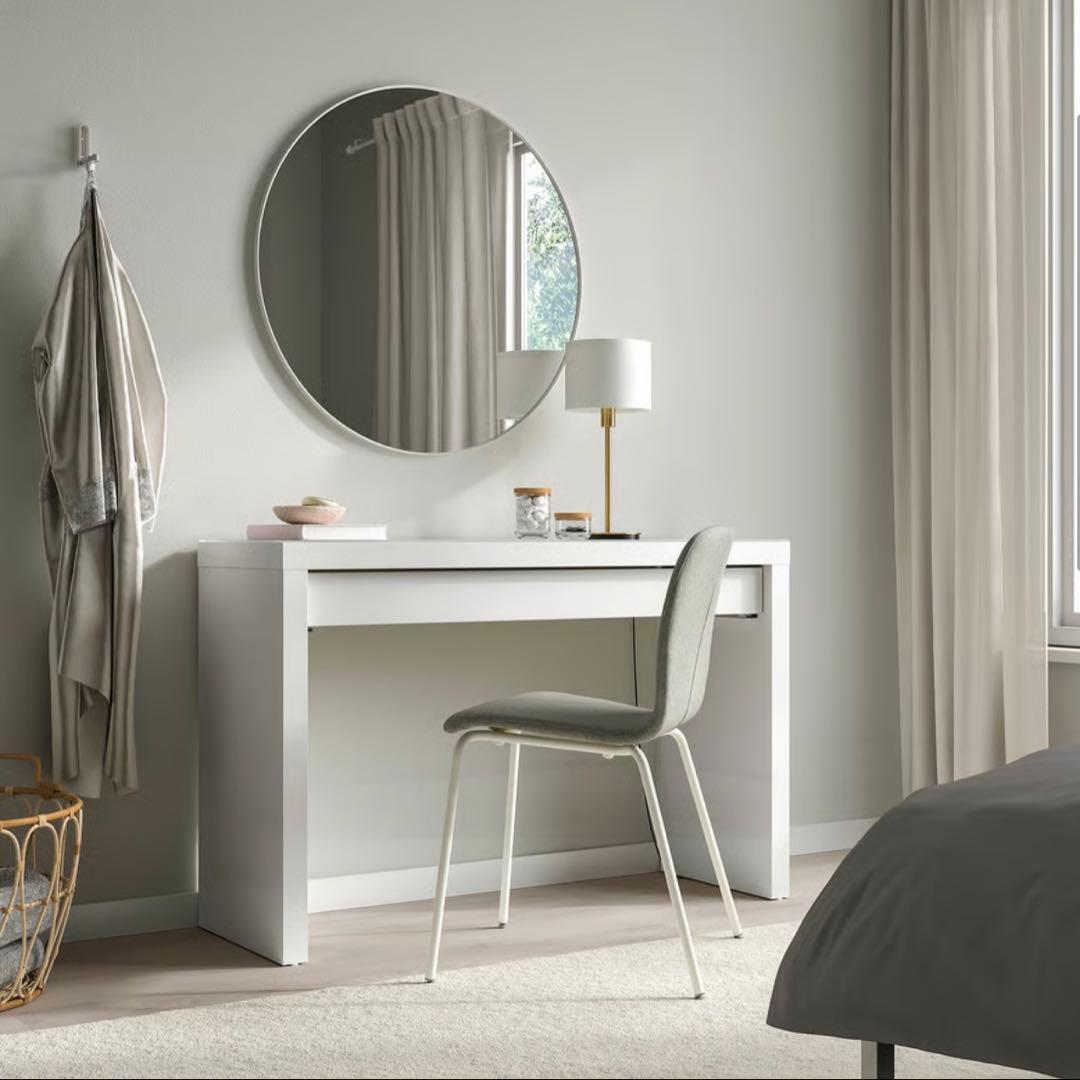 専用ページ IKEA MALM マルム ドレッサー デスク ホワイト
