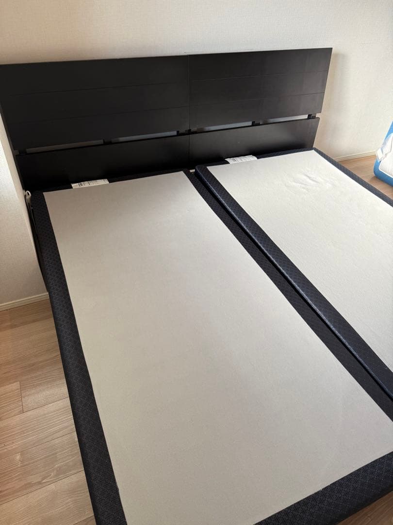 ★引き取り専用★REGALIA シングル　ベッドフレーム セット　黒 大塚家具