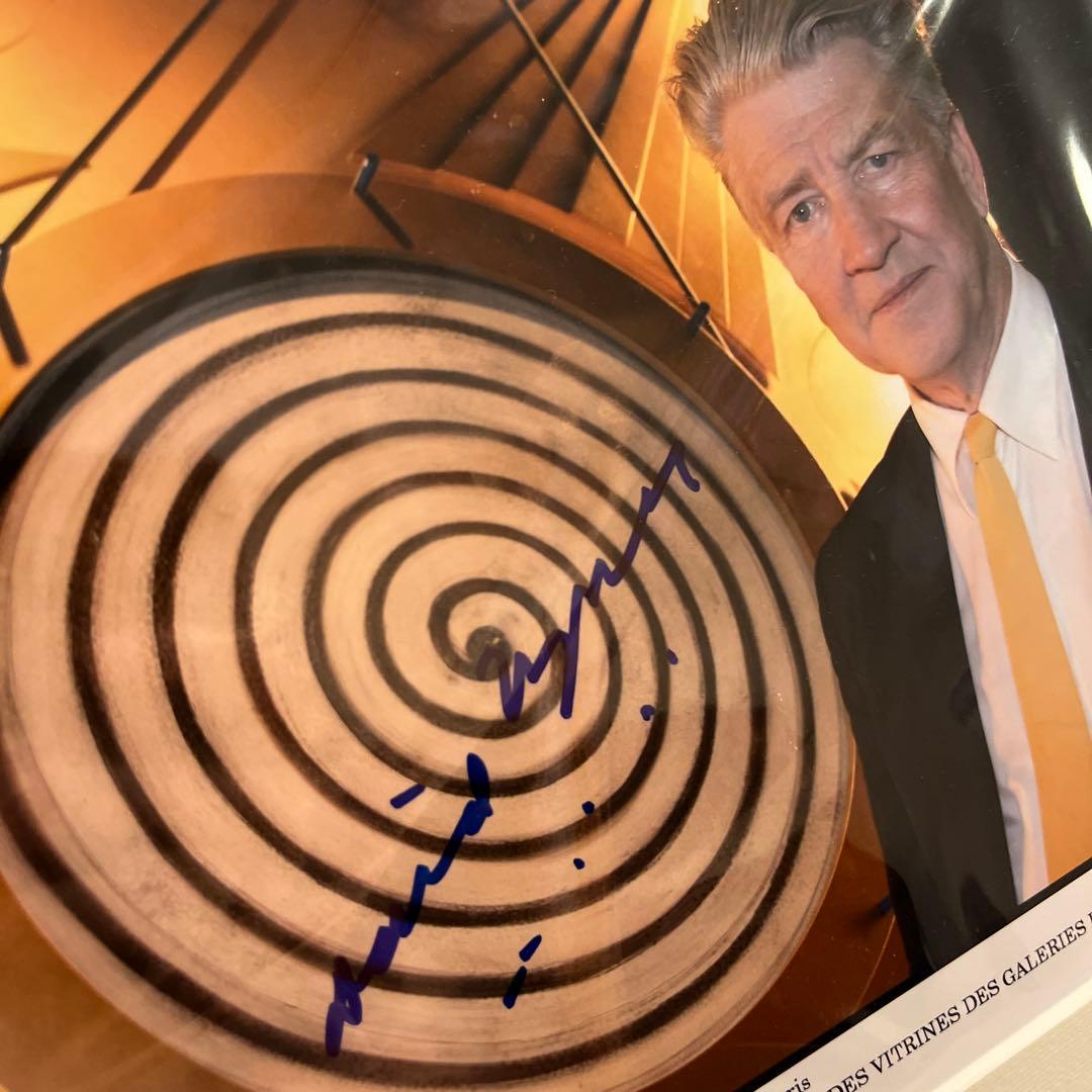 デヴィッド・リンチ　直筆サイン入り写真