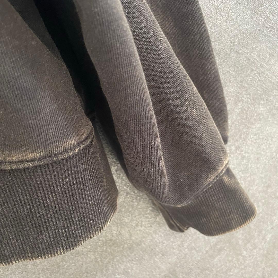 TREASURE PULSE ON ジップアップフーディー ブラック Mサイズ