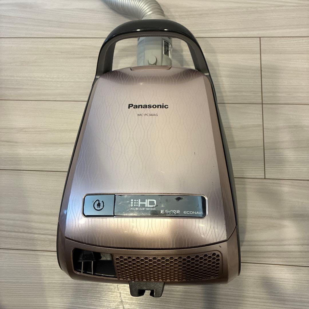 Panasonic 掃除機(キャニスター) MC-PC34AG 紙パック式