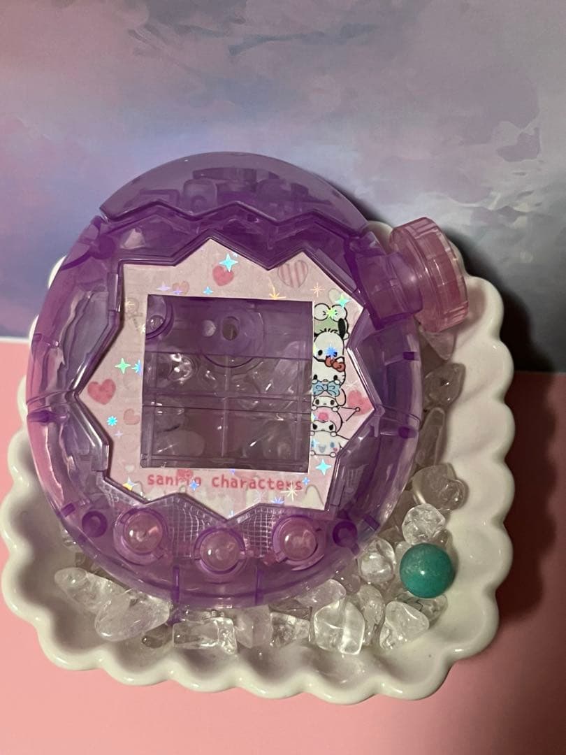 【限定特価】たまごっちパラダイス オリジナルカスタムシェルセット ピンクパープル