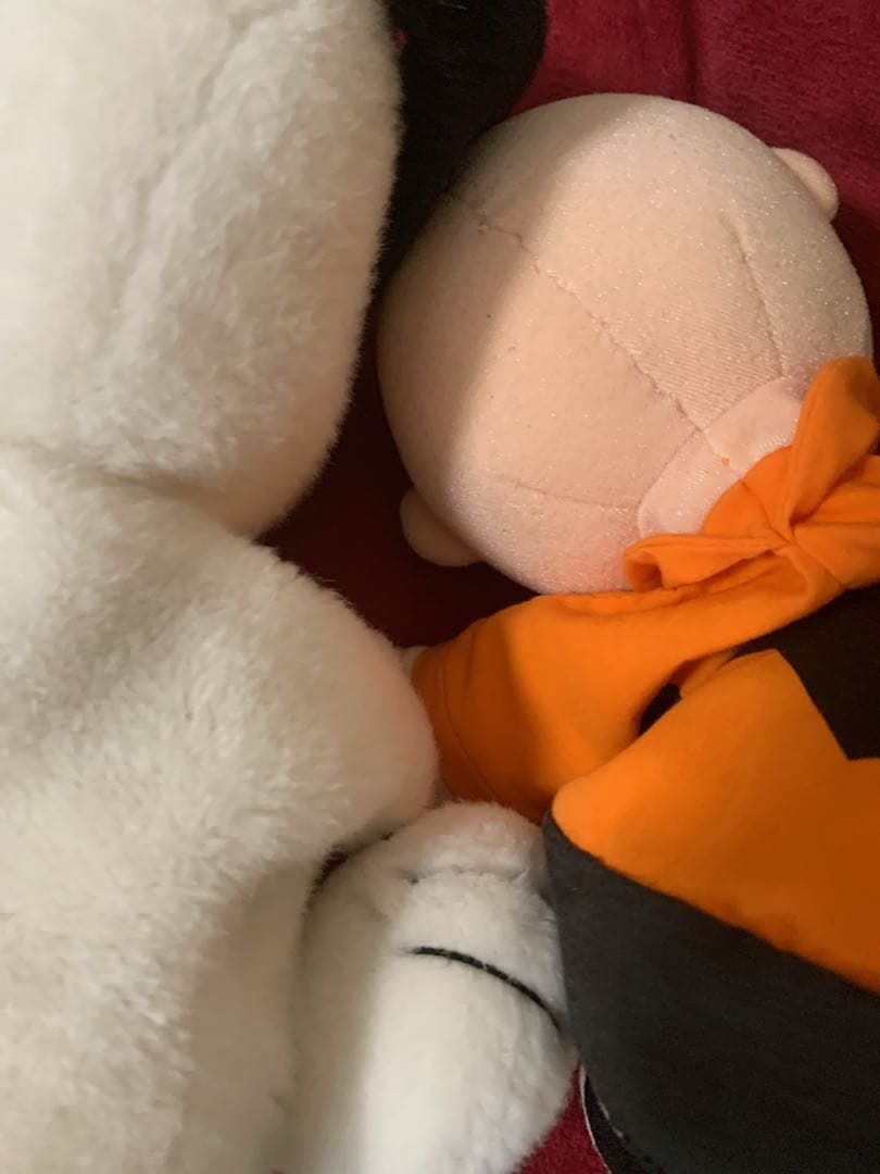 スヌーピー　チャーリーブラウン　レトロぬいぐるみ　ハンドパペット