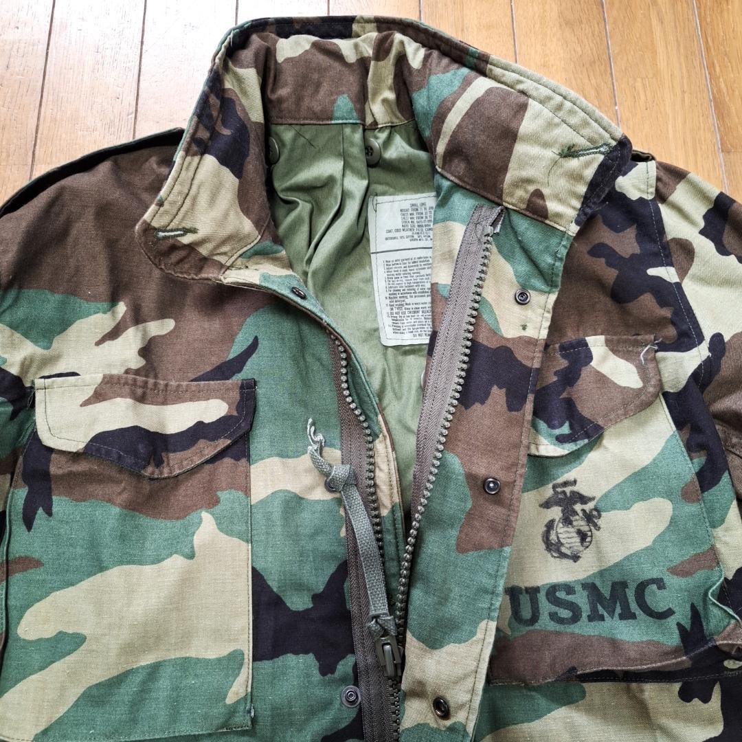 米軍実物　未使用　USMC　M-65ジャケット　4th ウッドランドサイズS-L